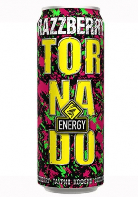 Напиток Tornado Energy Razzberry 0.45л