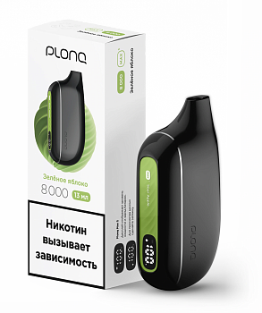 ОЭСДН Plonq MAX S 8000 "Зеленое яблоко" 20мг